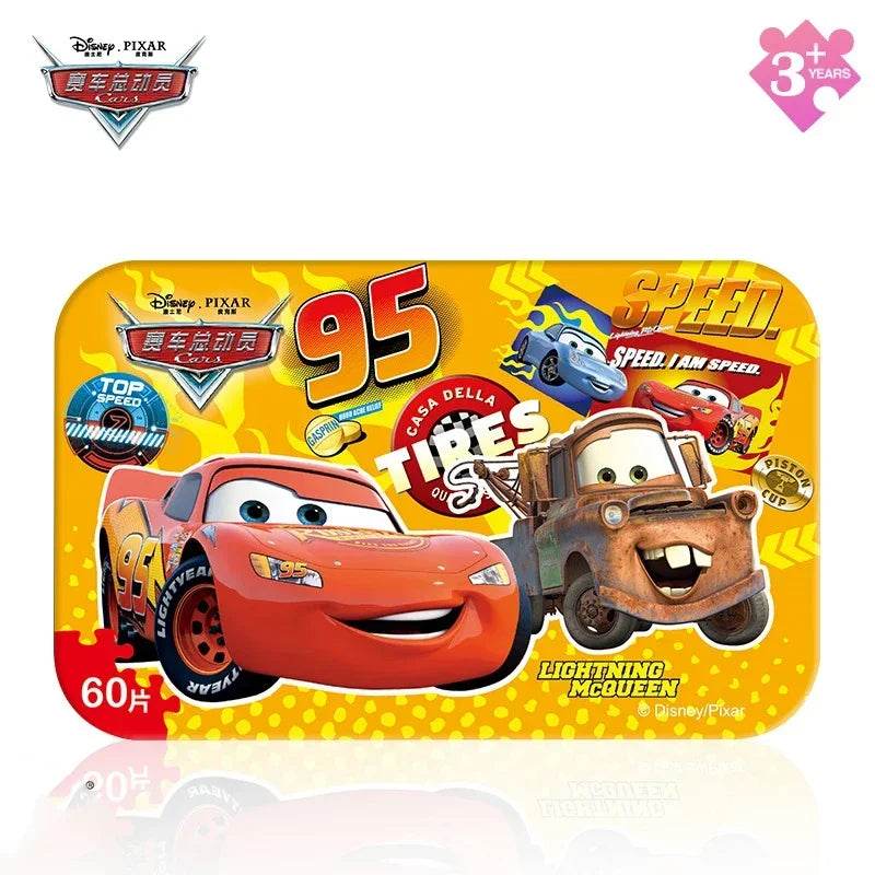 Disney Princess Frozen Spider-Man 60-Piece Wooden Puzzle Toy - ToylandEU