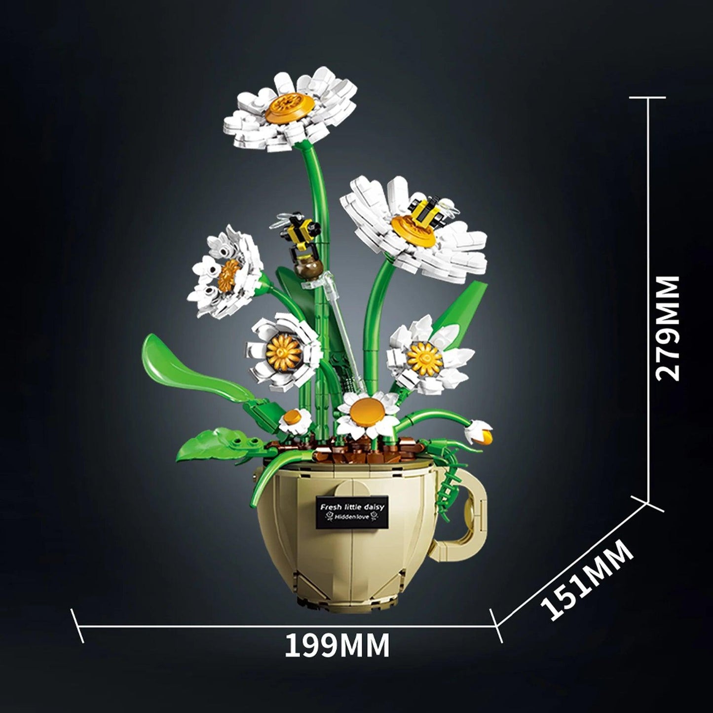 Flower Model Bricks | Lego Compatible | Toylandeu™