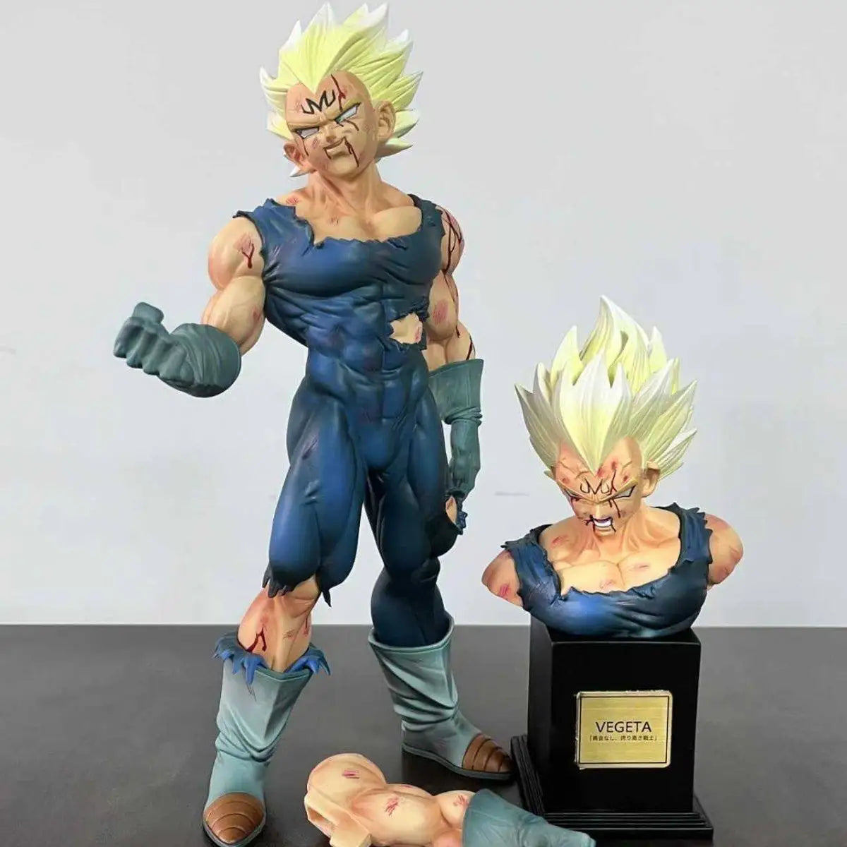 Dragon Ball Z Action Figure | 28 cm | Head Swap, Hand Swap | Majin Vegeta