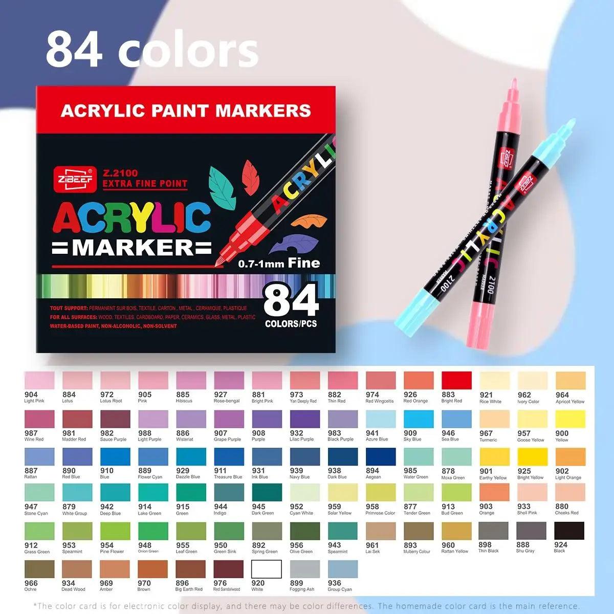 Acrylic Paint Markers | Waterproof | Toylandeu™