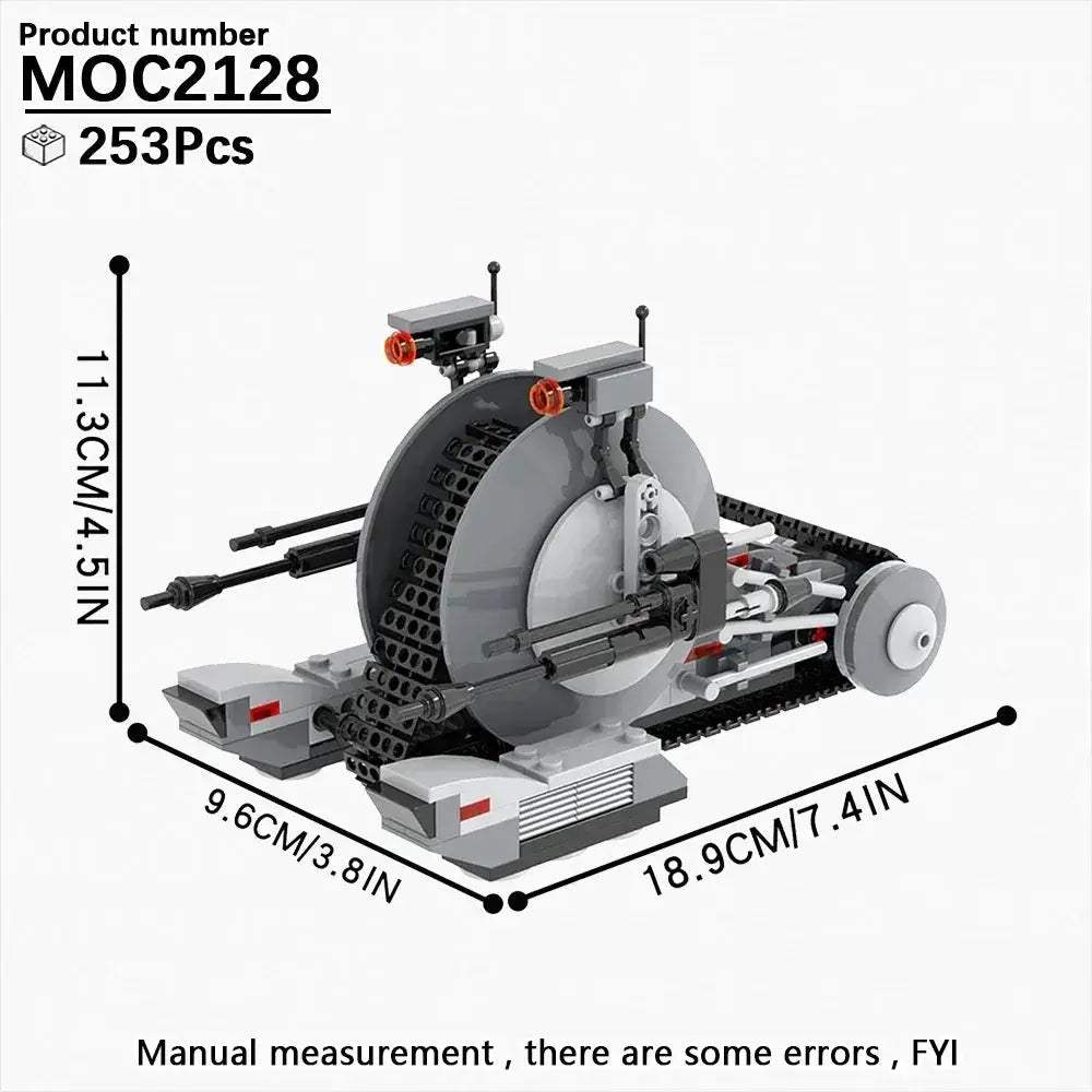Space War Tank Building Blocks Kit Educational Diorama Toy - ToylandEU