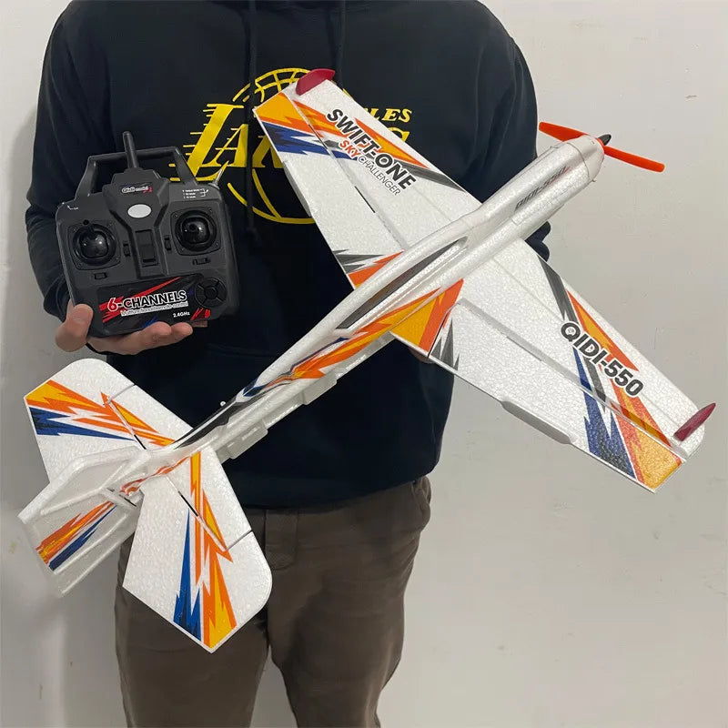 RC Airplane Glider Toy for Boys - Brushless Motor, Remote Control Aircraft, Helicopter, Foam Material