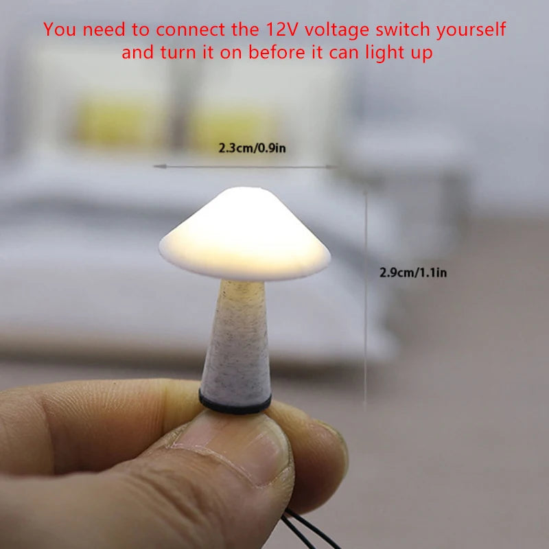 Miniature Desk Lamp | 1:20 Scale Model | Plastic Design | Single Unit Mini Toy