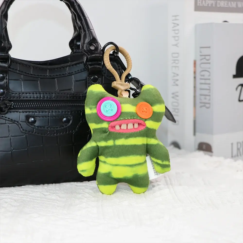 Fuggler Ugly Monster Original Keychain Pendant Doll Funny Teeth Monster Count Underoo McGoo Pink Rabid Rabbit 12-14cm Toy Gift - ToylandEU