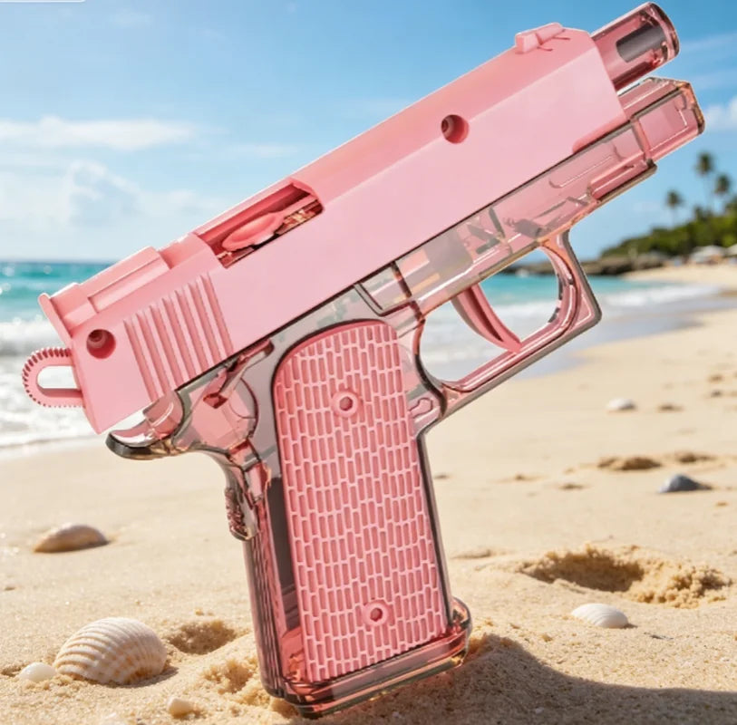 Water Gun Toy | 1911 Style Pistol | Pool Party Favorite | Unisex
