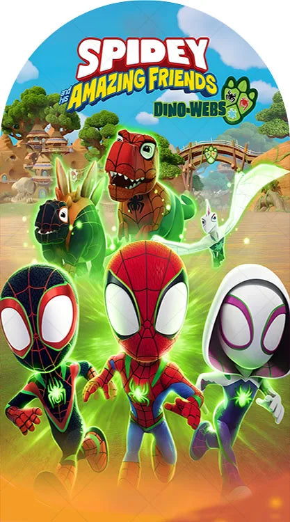 Backdrop | Spider-Man Theme Vinyl Background | Customizable Event Decoration
