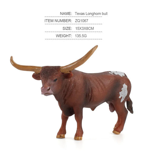Simulation Ranch Animal Figurine Poultry Cattle Cows Yak Buffalo Model ToylandEU.com Toyland EU