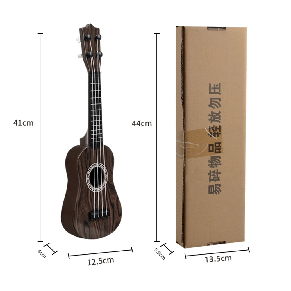 Mini Ukulele For Beginners 4 String Educational Toy Guitar