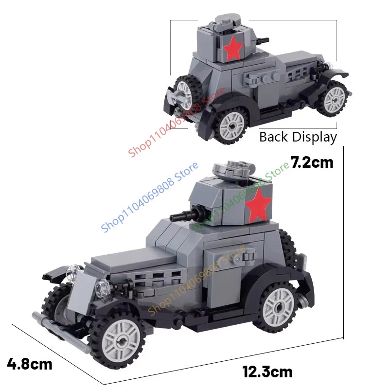 WWII Military Blocks | Compatible With Major Kits | Soldier Figures