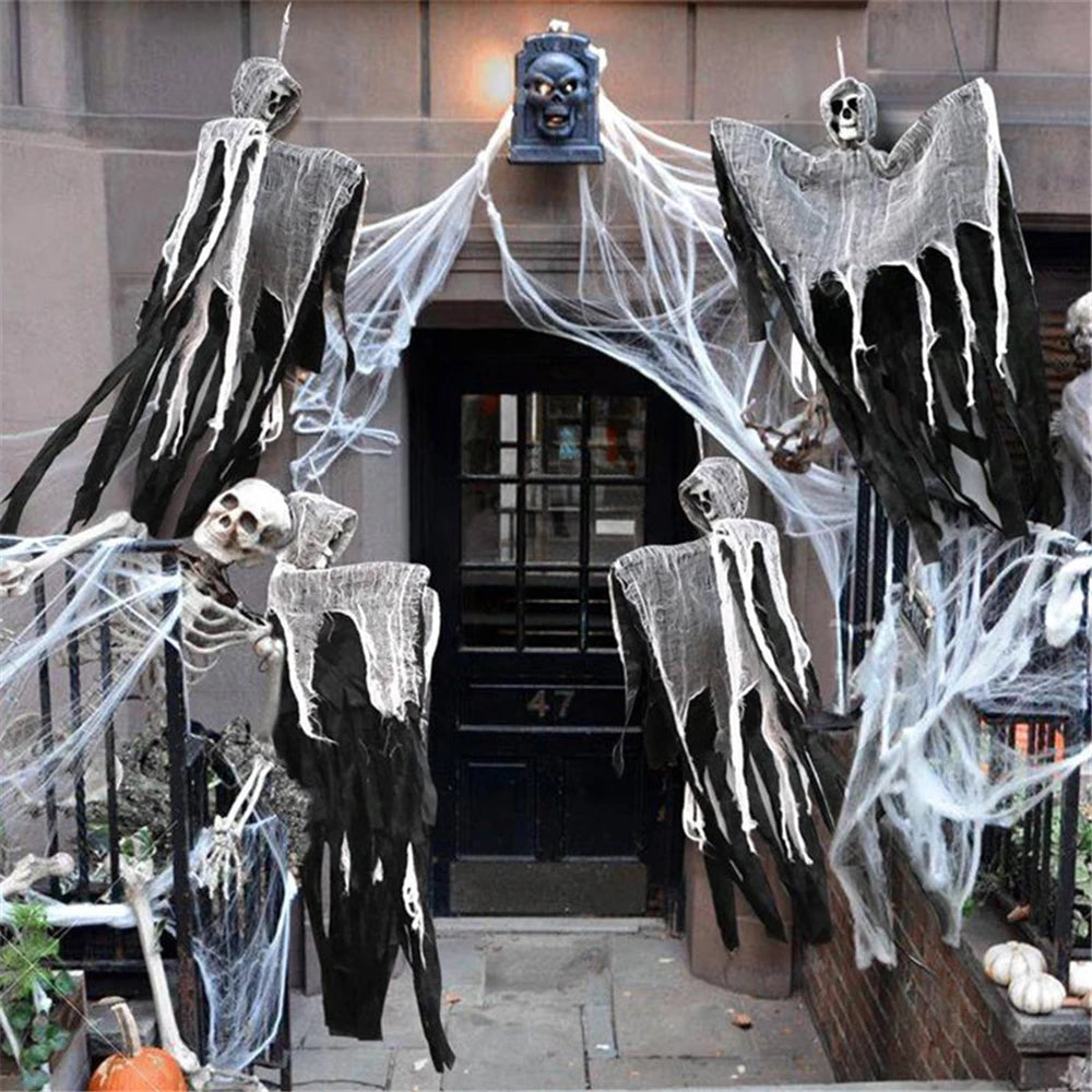 Hanging Skeleton | Realistic Pose | Weather Resistant | Yard Porch Decor