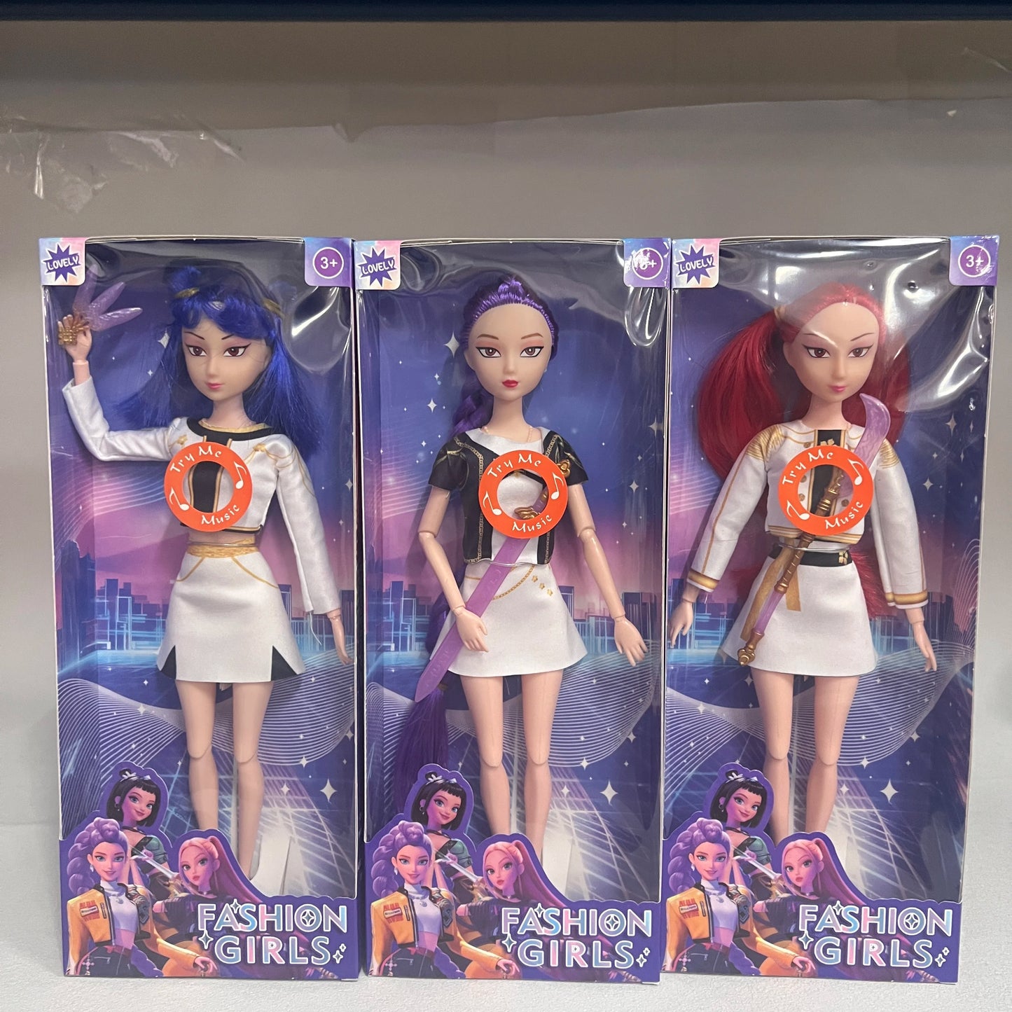 KPOP Dolls With Music Rumii Mira Zoe PVC Figures Collection