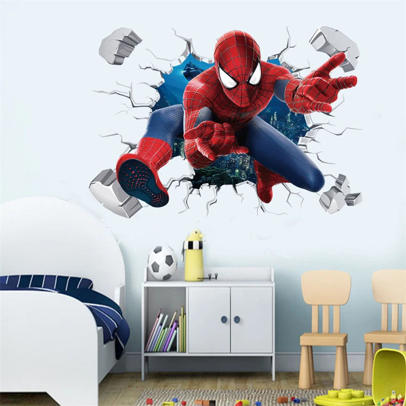 Wall Stickers | 3D Marvel Avengers | Kids Room Decor