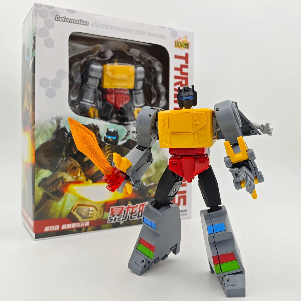 Grimlock KO Ver. Mini Adaptable Robot Toy - 13cm Fun for All Ages