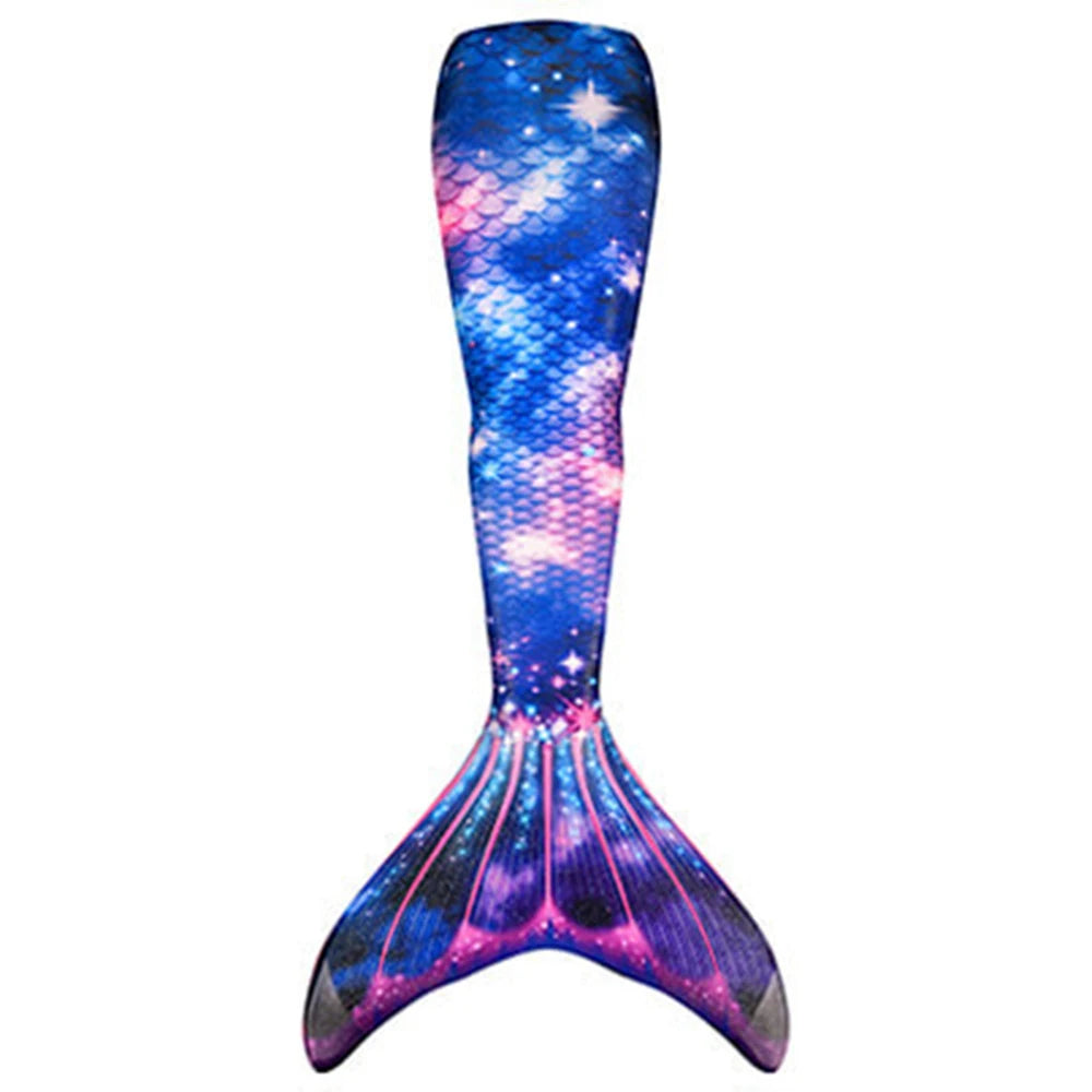 Mermaid Tail Swimsuit For Girls With Bright Glitter Fins