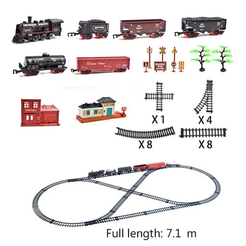 Classical Steam Train Model with Electric Smoke Simulation ToylandEU.com Toyland EU
