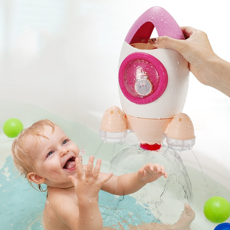 Summer Beach Rocket Fountain Bath Toy for Kids - Water Spraying Fun in the Bathroom - ToylandEU