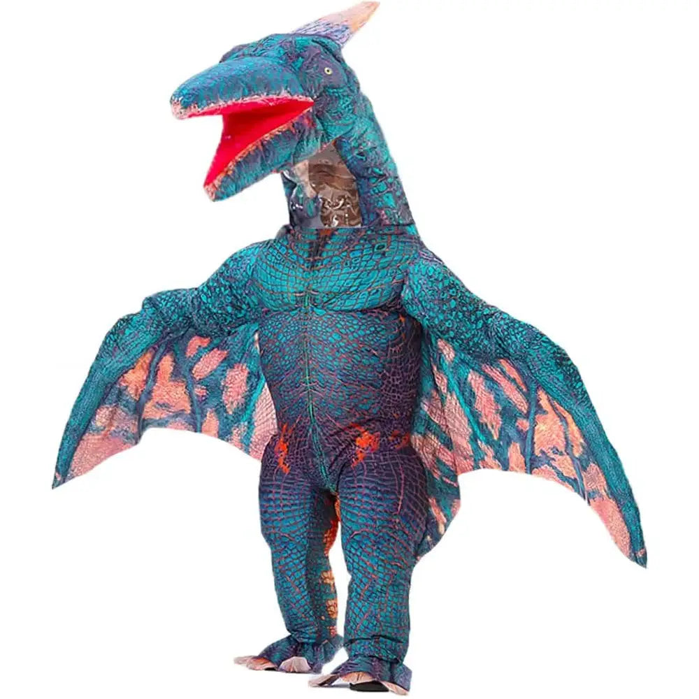 Inflatable Dinosaur Pterodactyl Costume for Adults Blow Up Costume Dinosaur Halloween Costume Party Props - ToylandEU
