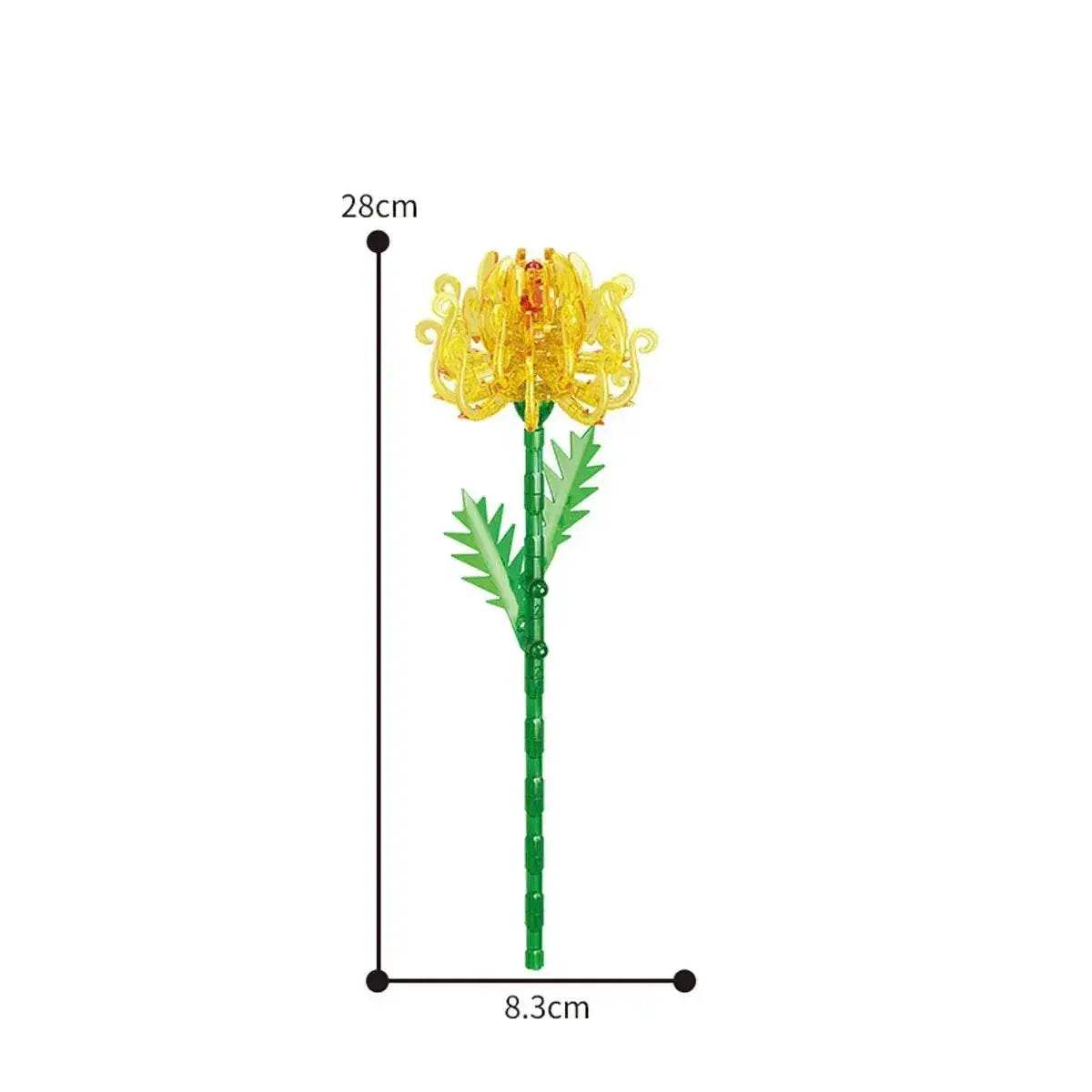 Eternal Block Flower Assembly Bouquet Desktop Decoration Toy - ToylandEU