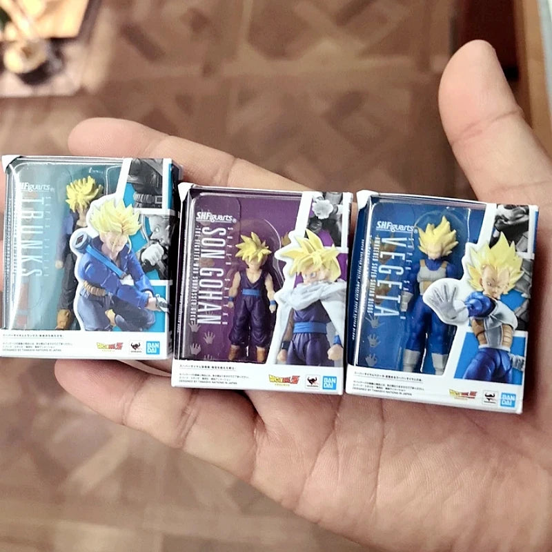 Dragon Ball Mini Figure Set | 5cm Height | Goku Vegeta Trunks | Gashapon Toy