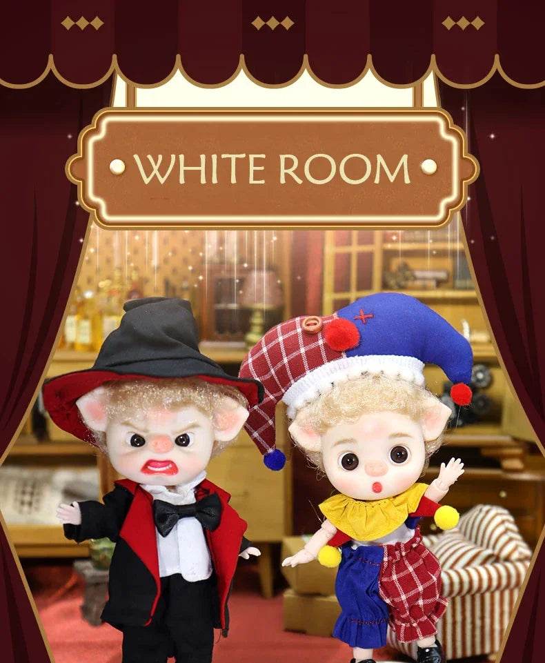 Ob11 Bjd Doll Boy Pig Face Piggy Ball-jointed Mini Doll Gift - ToylandEU