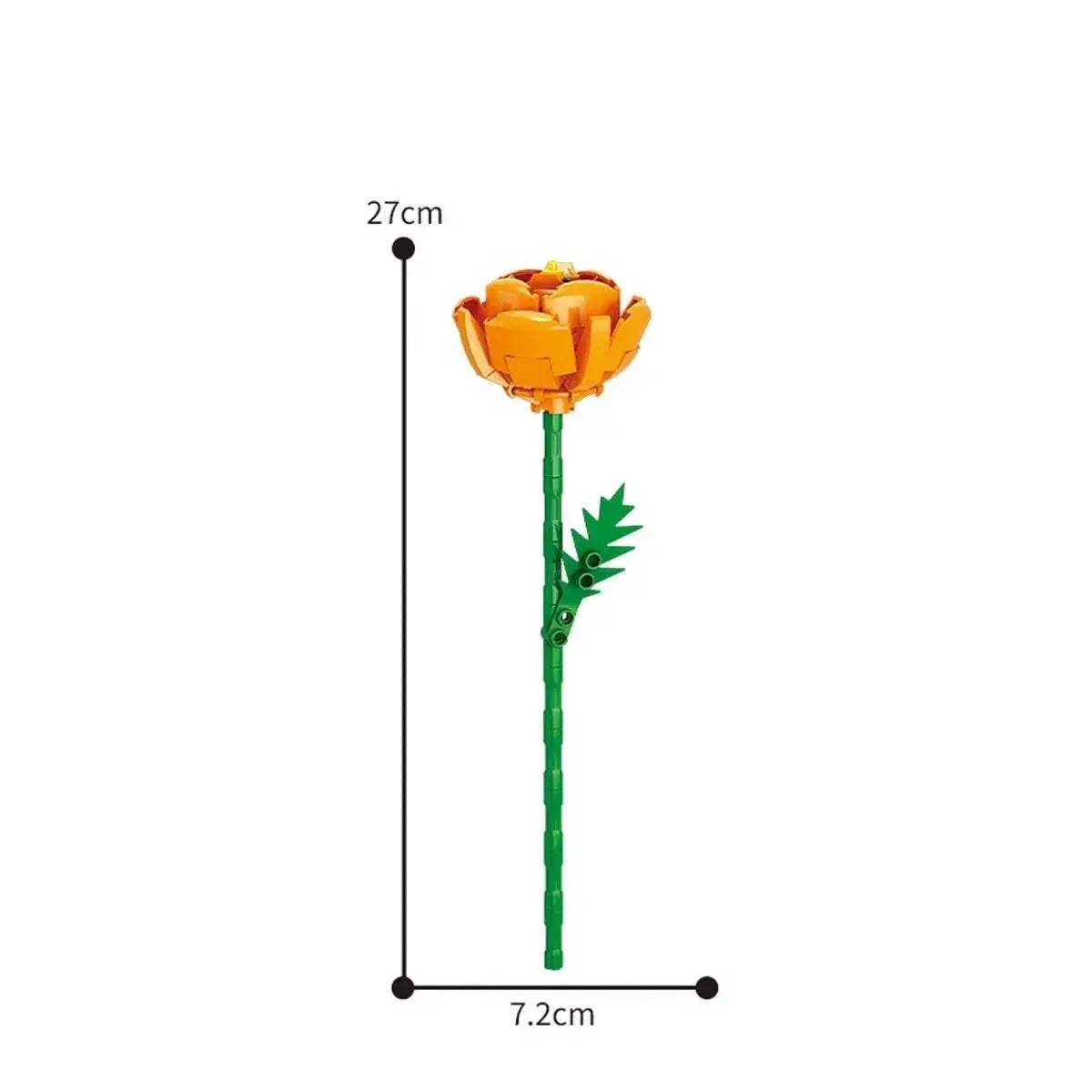 Eternal Block Flower Assembly Bouquet Desktop Decoration Toy - ToylandEU