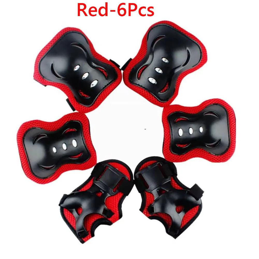 Youth Knee Elbow Pads | Soft Knit 6 Piece | Toylandeu™