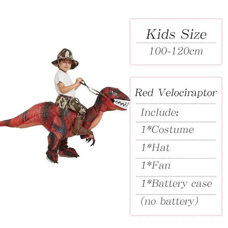 New Inflatable Dinosaur Costume Riding T Rex For Adults - ToylandEU