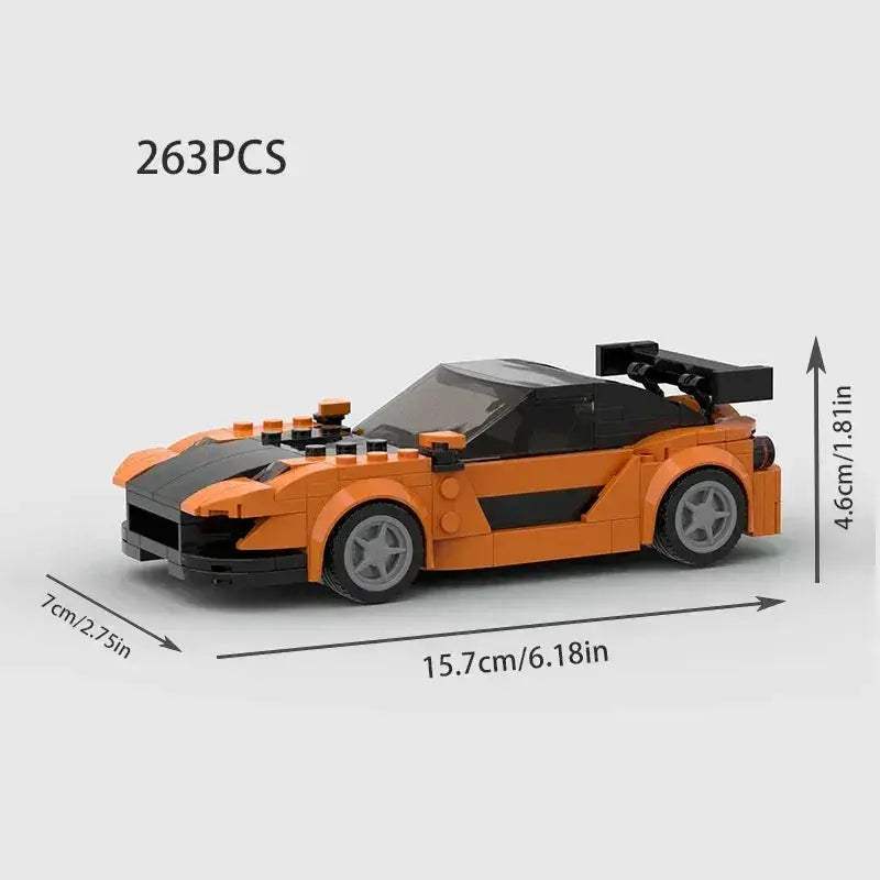 MOC Lego Compatible Car Building Blocks Set Supercar Collection - ToylandEU
