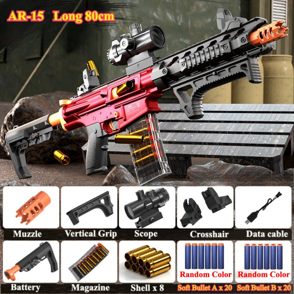 M4A1 Electric Toy Gun | Semi Automatic | Continuous Firing | ABS Plastic
