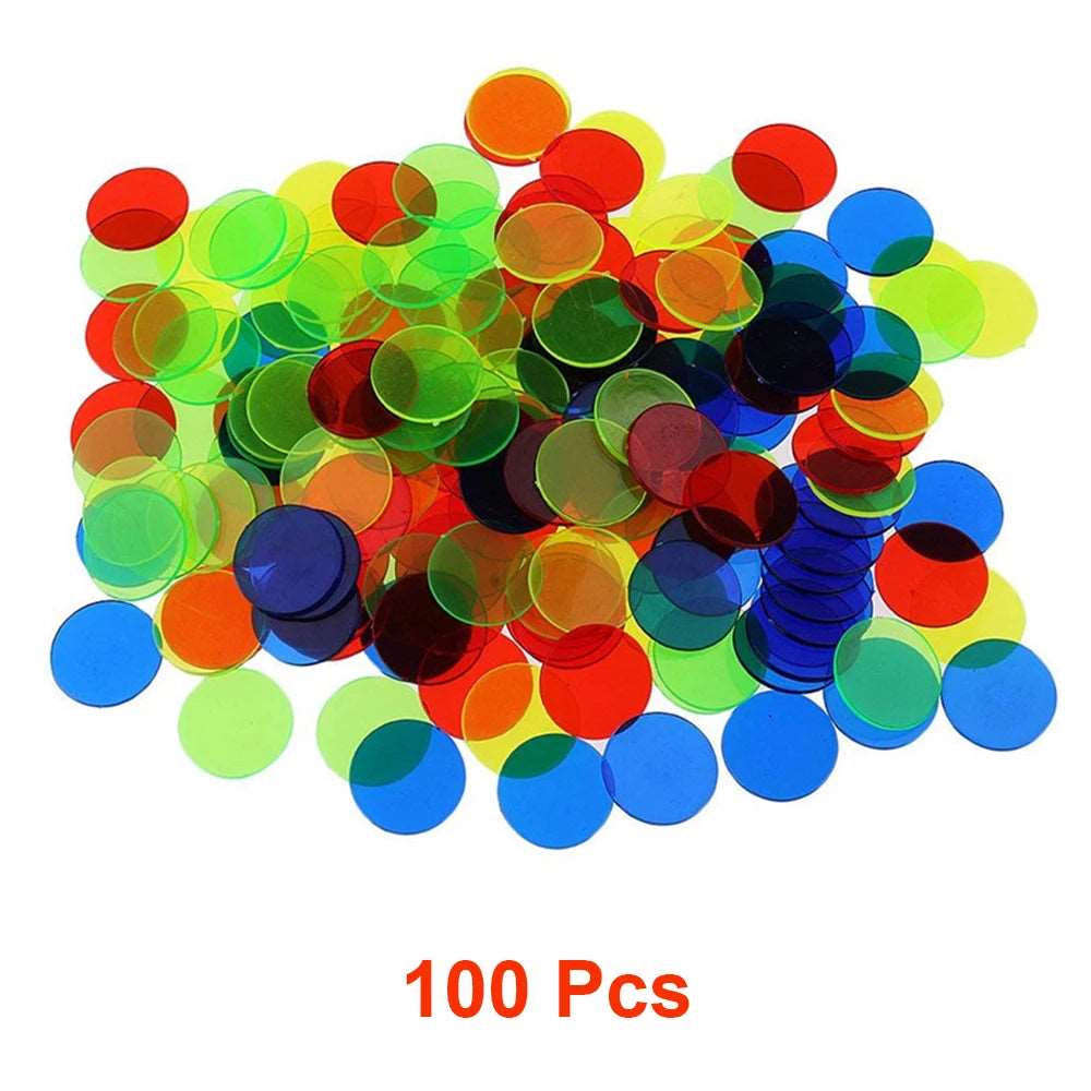 100 Pcs Counters for Maths Montessori Math Learning Education Toys - ToylandEU