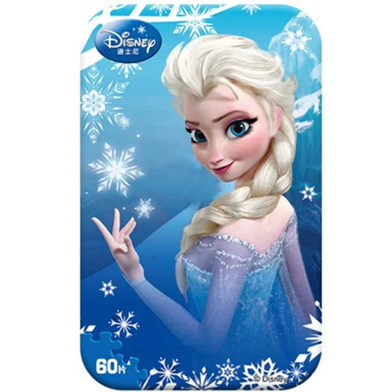 Disney Princess Frozen Spider-Man 60-Piece Wooden Puzzle Toy - ToylandEU