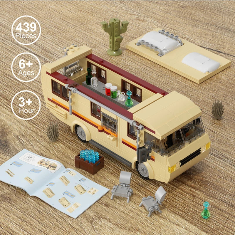 Breaking Bad Car RV Vehicle Building Blocks Set Creative House Camper Toyland EU