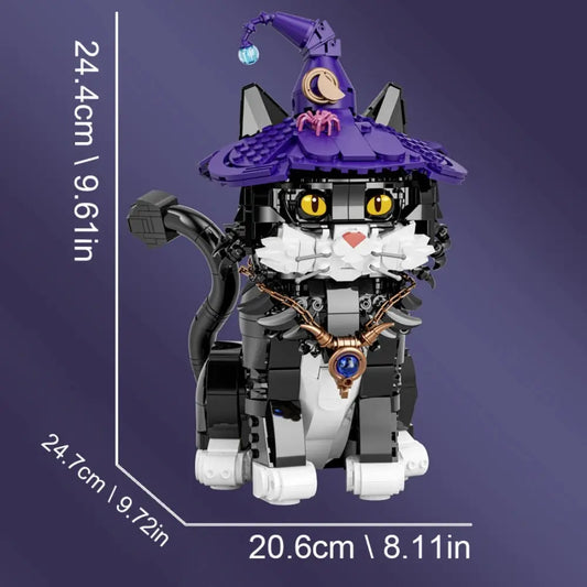 Magic Cat Building Blocks MOC Model Creative Technical Assembly Bricks STEM Educational Toys Christmas Gift for Adults Kids - ToylandEU