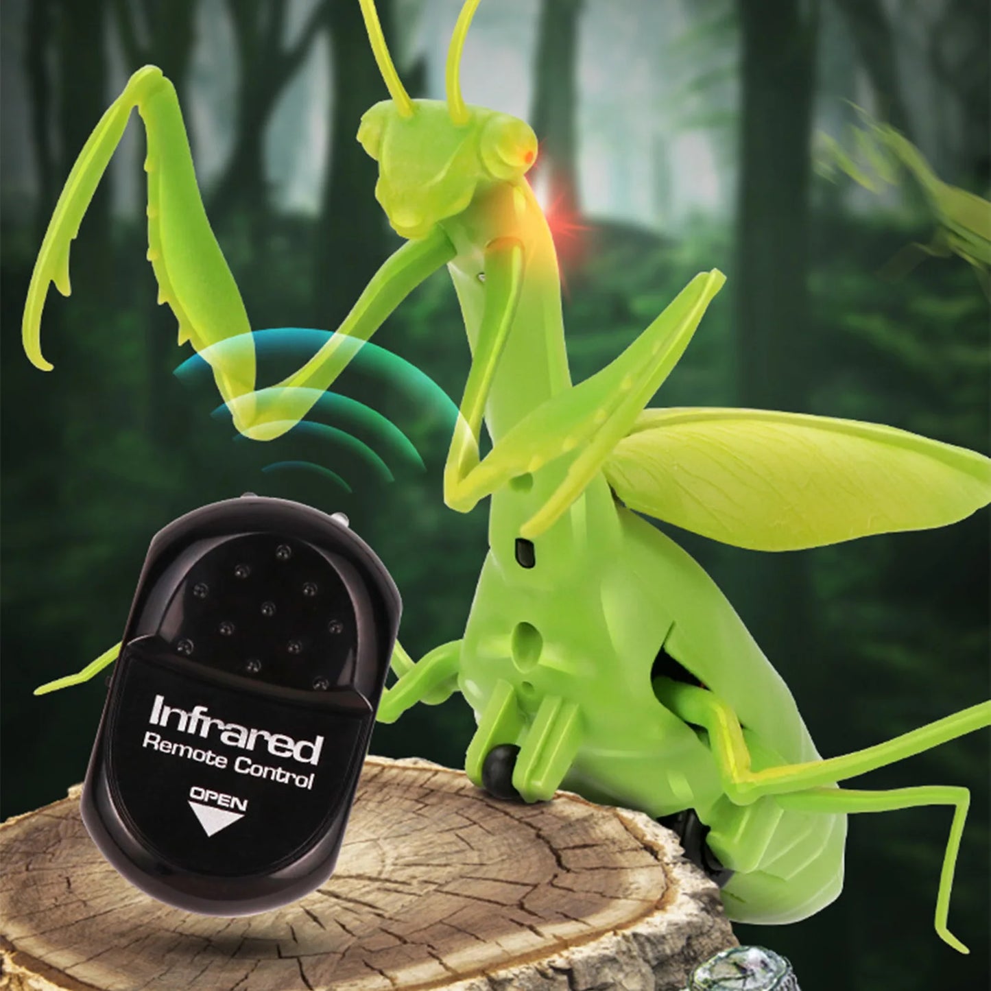 Terrifying Remote-Controlled Mantis - Ultimate Prank Toy for Kids!