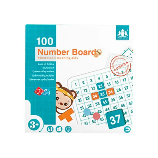 Interactive Montessori Magnetic Number Board for Kids - Fun Math Learning