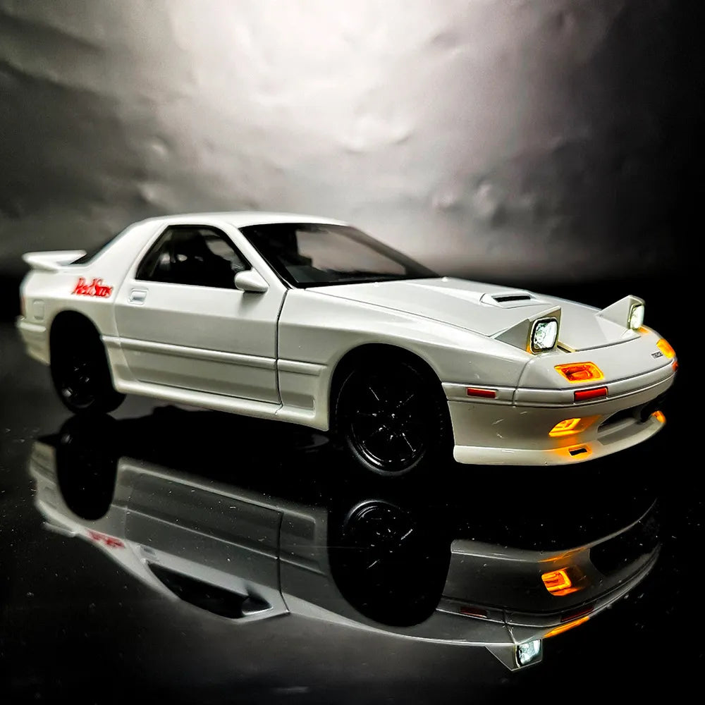 1:24 INITIAL D Mazda RX7 RX-7 Supercar Alloy Model Car Toy Diecasts Toyland EU