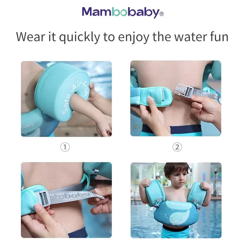 Non Inflatable Baby Arm Float Circle For Safe Pool Training