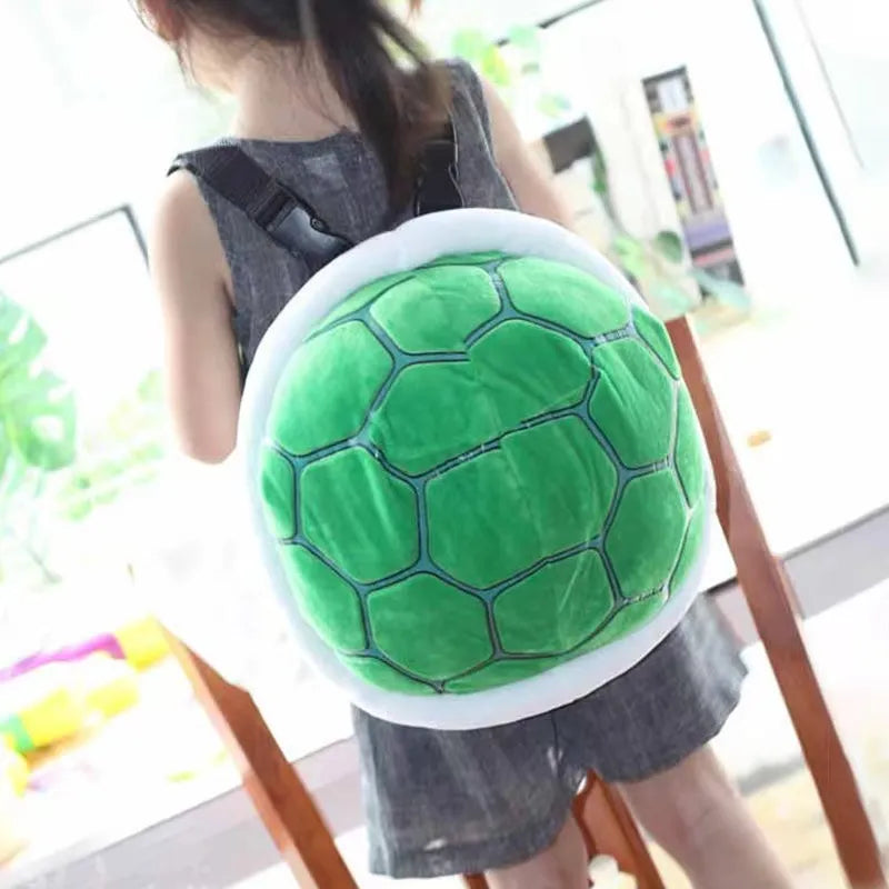 Super Koopa Turtle SchoolBag with Green Turtle Shell - 30cm, 4 Styles - ToylandEU