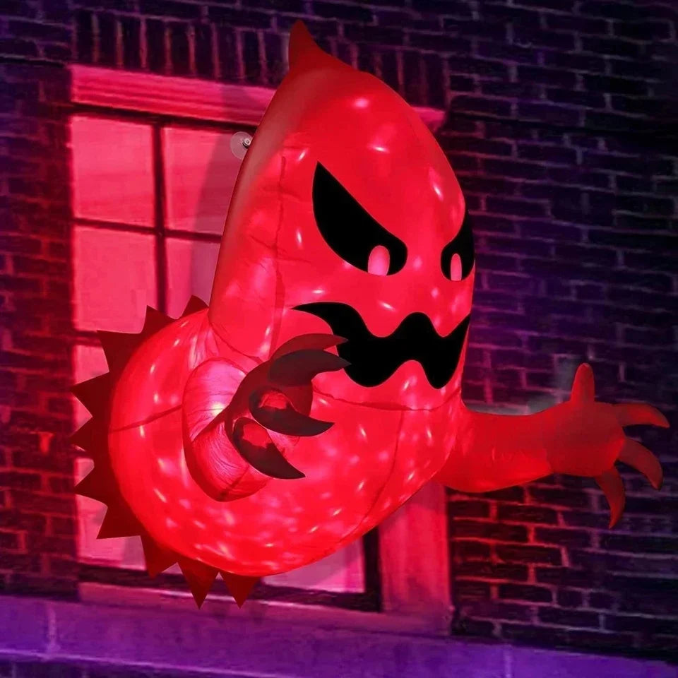 Inflatable Ghost | 1.4 Meter Tall | Outdoor Decor | Halloween Yard Prop