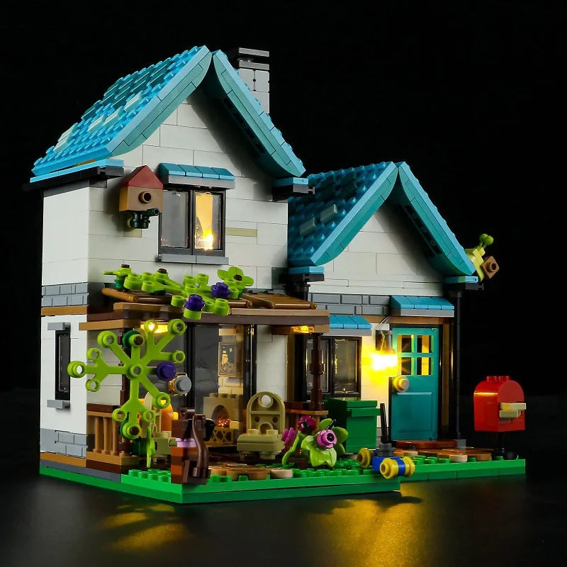 Light Up Your LEGO 31139 Cozy House with DIY USB Powered LED Kit - ToylandEU