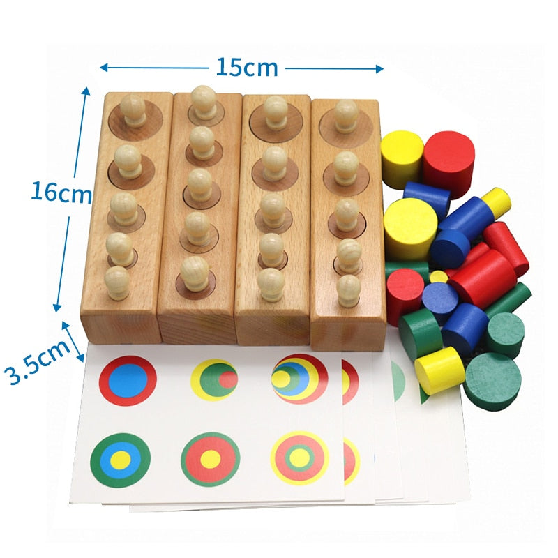 Cylinder Socket Montessori Toy for Baby Development and Sensory Practice Toyland EU Toyland EU