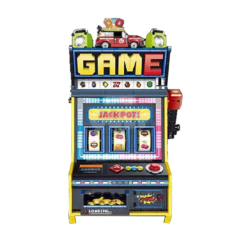 Building Block Set | Motorized Fruit Arcade Machine | 3571 Pieces