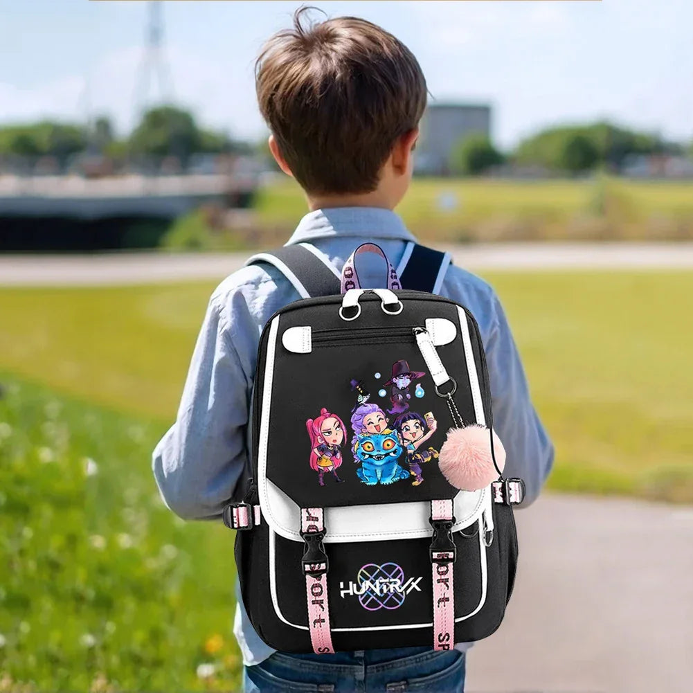 Demon Slayer Backpack Durable Canvas For Kids Teens - ToylandEU