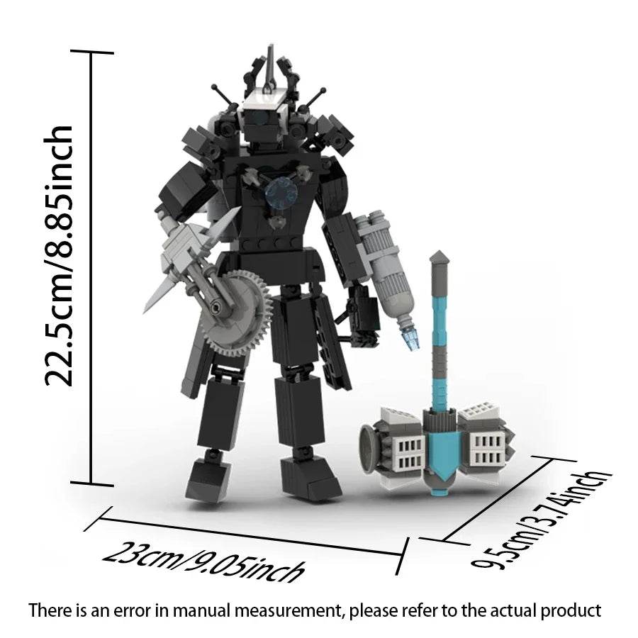 Moc Skibidi Toilet Action Figures Building Blocks For Kids Building Bricks MOC - ToylandEU