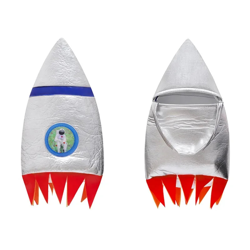 Cosmic Adventure Silver Astronaut Costume for Boys - Halloween Gear