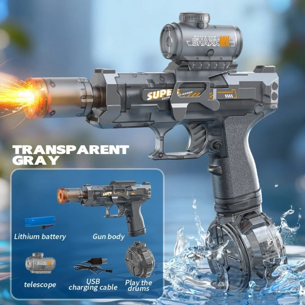 Water Gun | Electric Continuous Fire | Unisex Pistol Toy Gun | Age 14+