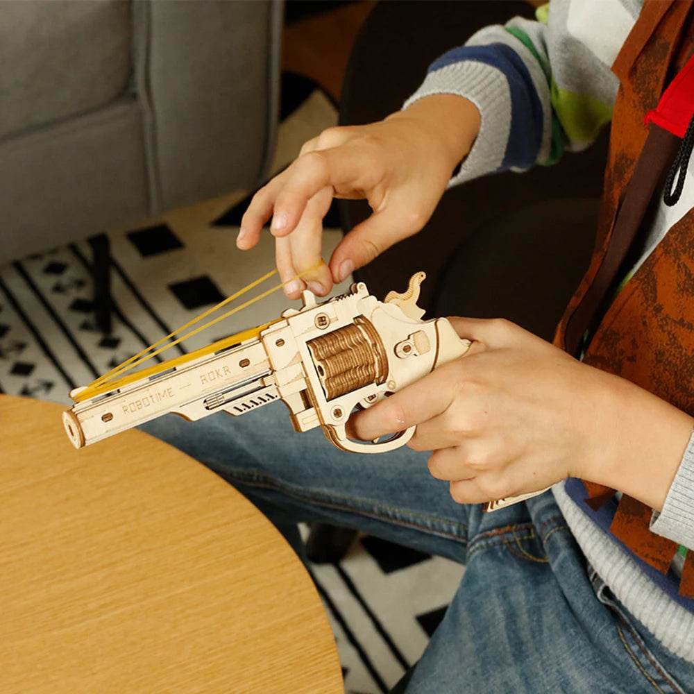 Robotime Rokr 3D Wooden Puzzle Mini Toys Gun LQ502 Xmas Gift - ToylandEU