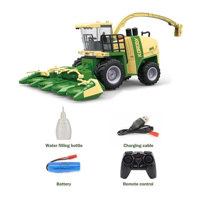 Remote Control Farm Transporter Kit Simulation RC Toy Farmer Car Set - ToylandEU