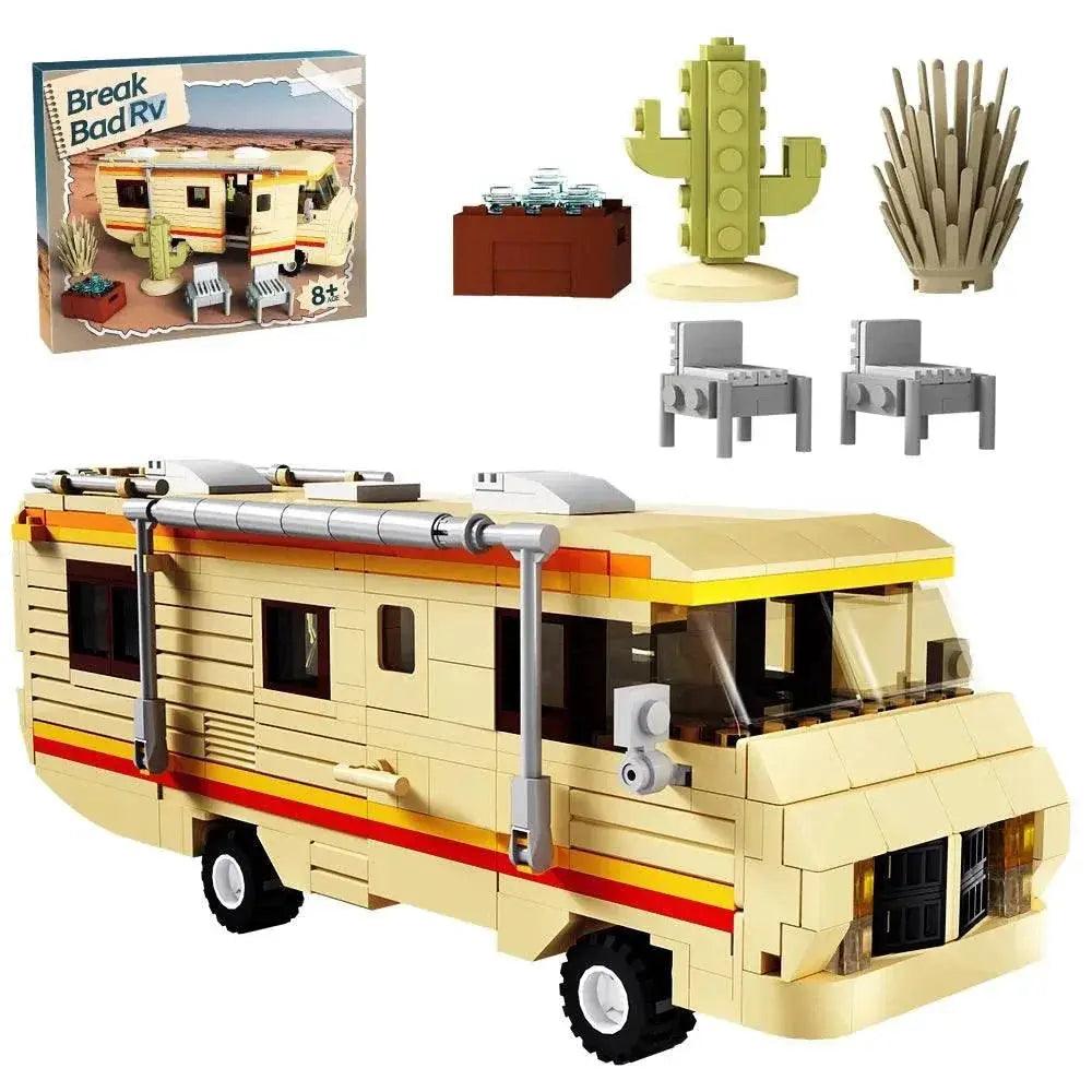 MOC Breaking Bad RV Bus Building Blocks DIY Model Set - ToylandEU