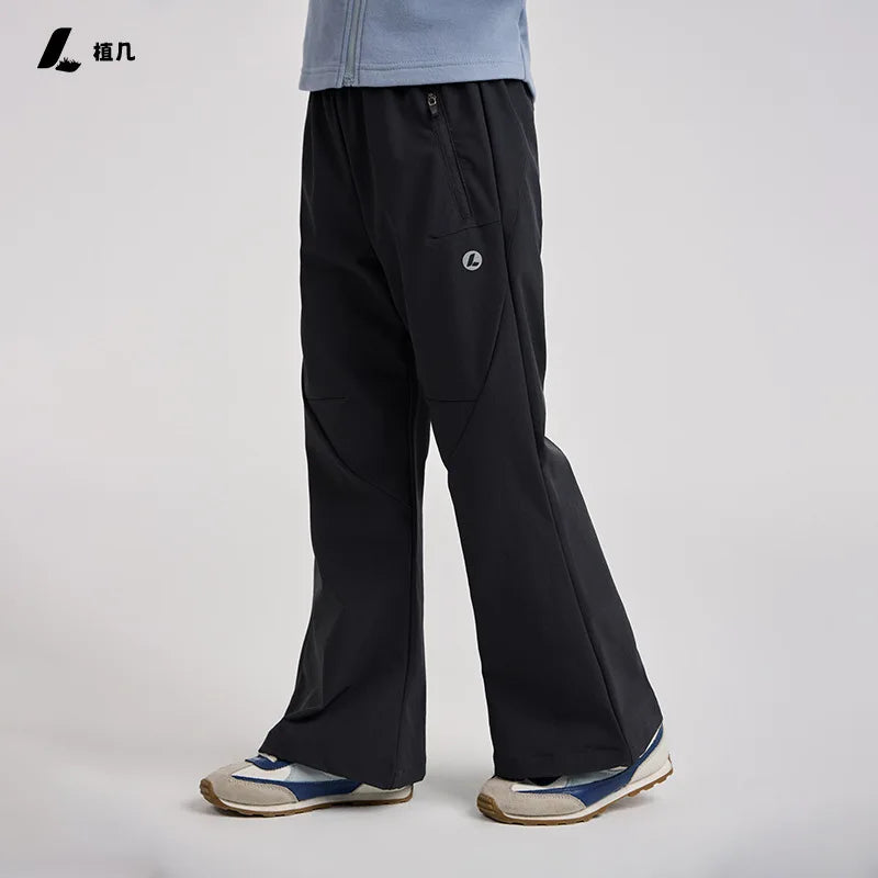 Girls Flared Pants | Waterproof Lightweight | Loose Fit | Youth 7 13